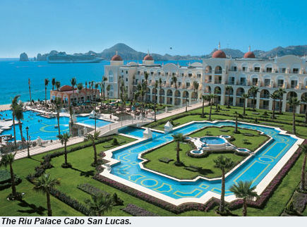 The Riu Palace Cabo San Lucas.