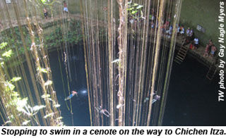 Cenote near Chichen Itza Cenote near Chichen Itza