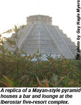Mayan-style bar
