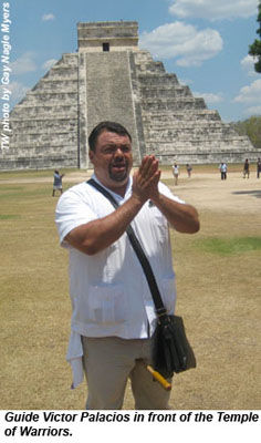 Guide at Chichen Itza