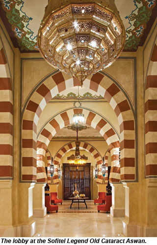 Sofitel Legend Old Cataract Aswan lobby