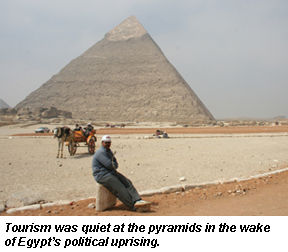 Egypt pyramids, few visitors Egypt pyramids, few visitors