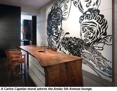 Andaz 5th Ave lounge