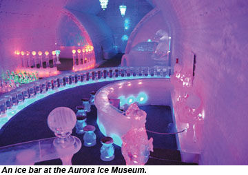 Aurora Ice Museum bar