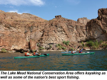 Lake Mead kayaking