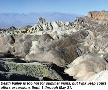 Pink Jeep Death Valley