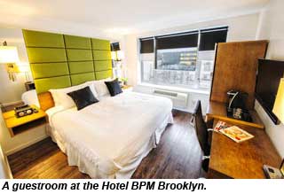 Hotel BPM Brooklyn guestroom