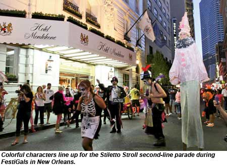 New Orleans FestiGals Stiletto Stroll