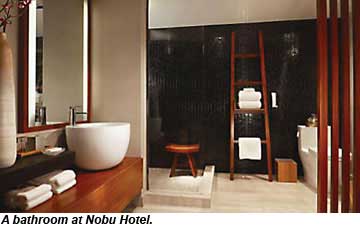 Nobu Hotel bathroom