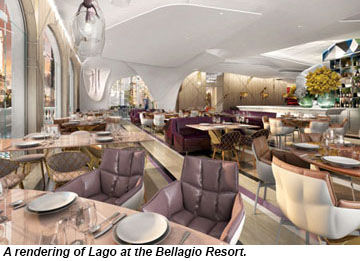 A rendering of Lago at the Bellagio Resort.