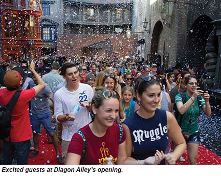Diagon Alley opening