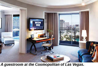 A room at the Cosmopolitan of Las Vegas