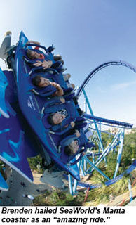 SeaWorld Manta coaster