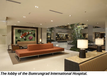 Bumrungrad Hospital lobby
