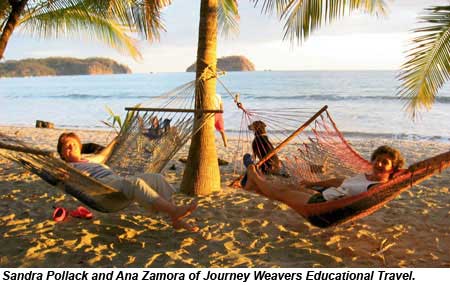 Sandra Pollack and Ana Zamora of Journey Weavers Educational Travel.