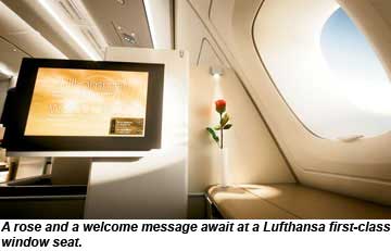 Lufthansa first-class