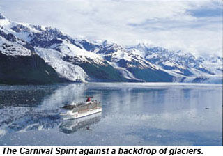 Carnival Spirit in Alaska