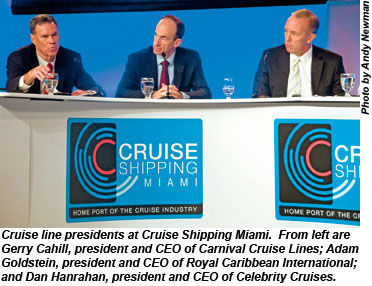 Cruise execs at Cruise Shipping Miami 2012