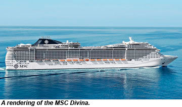 MSC Divina rendering