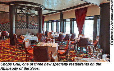 Rhapsody of the Seas Chops Grill