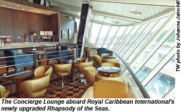 Rhapsody of the Seas Concierge Lounge