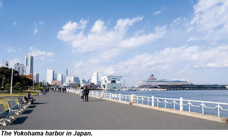 Yokohama Harbor Japan