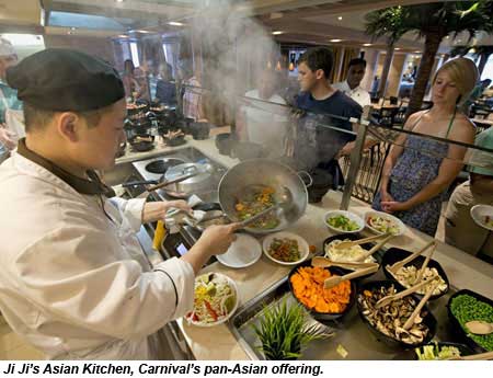 Ji Jis Asian Kitchen is Carnivals pan-Asian offering.
