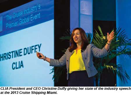 Christine Duffy at Cruise Shipping Miami