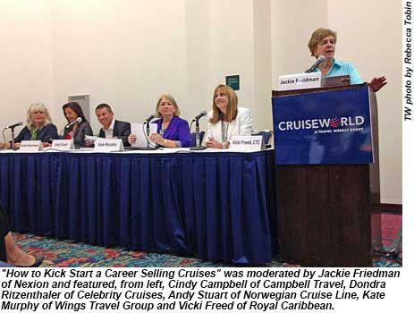 CruiseWorld 2013 How to Kickstart a Career Selling Cruises panel