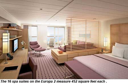 Hapag-Lloyd Europa 2 spa suite