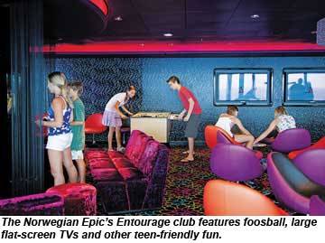 Norwegian Epic Entourage Club