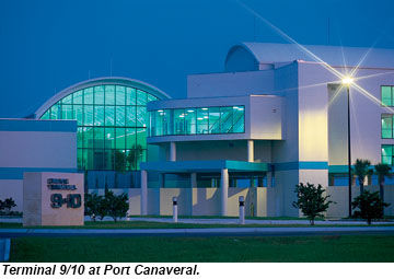 Terminal 9-10 at Port Canaveral.