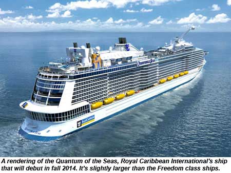 Royal Caribbean Quantum of the Seas rendering