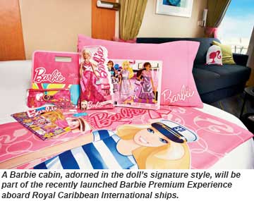 Royal Caribbean offers the Barbie Experience