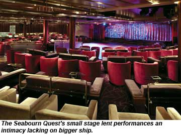 Seabourn Quest stage