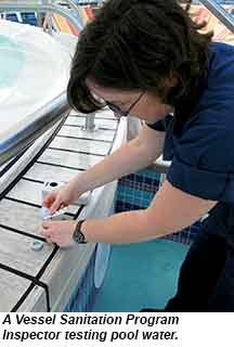 Vessel sanitation inspection