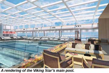 Viking Star Main Pool rendering
