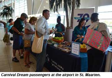 St. Maarten airport serves Carnival pax
