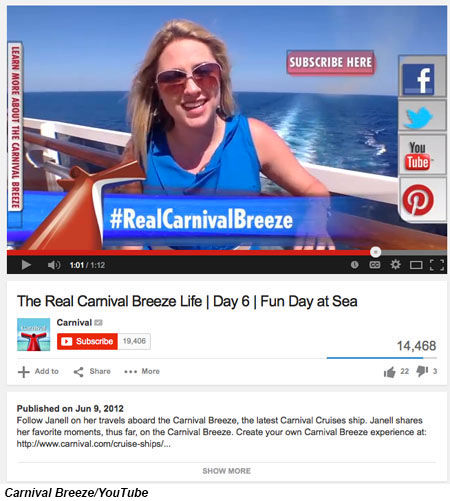 Carnival Breeze/YouTube