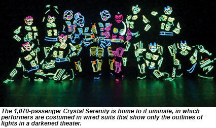 Crystal Serenity is home to iLuminate.