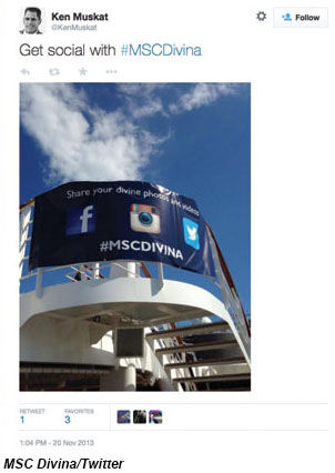 MSC Divina/Twitter