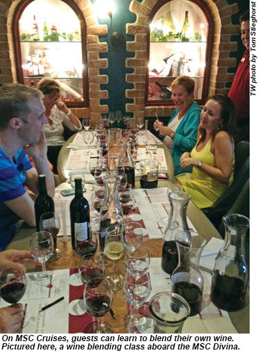 MSC Divina Wine Blending Class