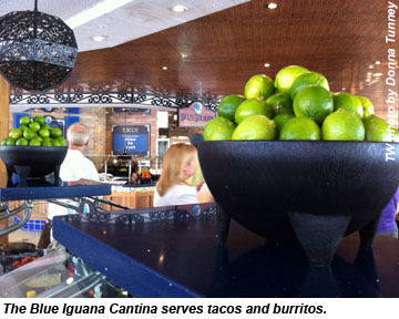 Carnival's Blue Iguana Cantina