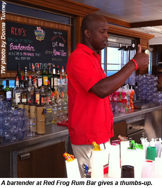 Carnival's Red Frog Rum Pub