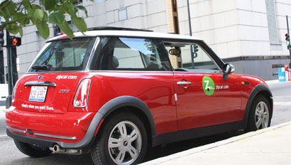 Zipcar mini cooper