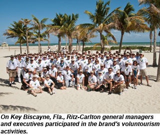 Ritz-Carlton voluntourism group