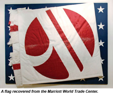 Marriott WTC flag