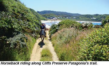 Cliffs Preserve Patagonia horseback riding
