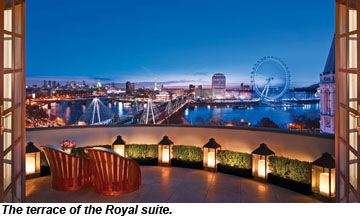 Corinthia London Royal Suite Terrace
