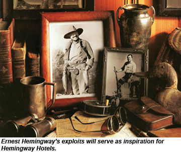 Hemingway Hotels, Ernest Hemingway